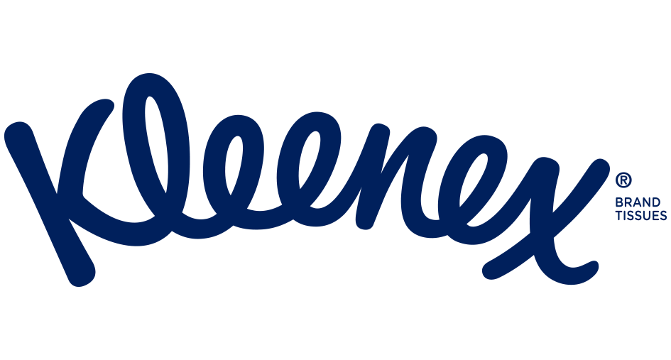 Logo van het merk Kleenex